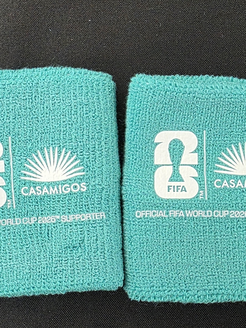 Casamigos x FIFA Teal Wristbands